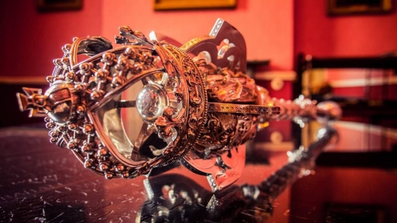 RCPI mace laid on table